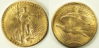 The 1933 Double Eagle, one of the most famous and rare U.S. gold coins.