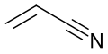 Acrylonitrile 2D skeletal