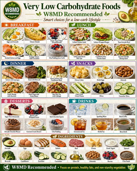 Very low carb foods