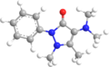 3D Ball-and-Stick Model of Aminophenazone