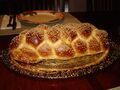 Six-braid challah