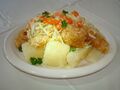 Vigorón, a traditional Nicaraguan dish