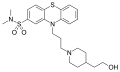 Chemical structure of Pipotiazine