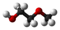 3D ball model of 2-Methoxyethanol