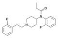 2,2'-Difluorofentanyl structure
