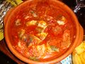 A traditional dish of fish stew known as Brudet.