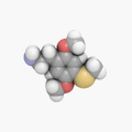 Animation of 2C-T molecule