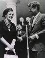 Frances Oldham Kelsey with John F. Kennedy