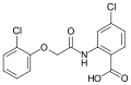 4-Chloro-2-(2-(2-chlorophenoxy)acetamido)benzoic acid