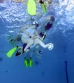 Underwater rugby match