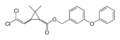 Permethrin skeletal formula