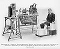 Willem Einthoven with his electrocardiogram