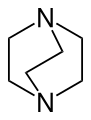 Structural formula of triethylenediamine