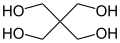 Structural formula of Pentaerythritol