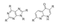 Core structures of bicyclic non-xanthine based antagonists
