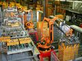 Factory automation robotics palettizing bread
