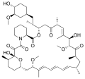 Chemical structure of Sirolimus