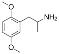 2,5-Dimethoxyamphetamine structure