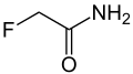Fluoracetamide structural formula