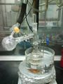 Vacuum distillation of DMSO at 70°C
