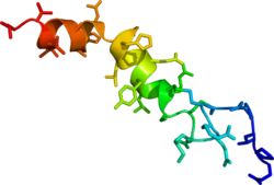 Image of a protein structure related to narcolepsy