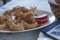 Fried calamari in Limnionas, Kos, Greece