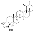 Chemical structure of Beta-boswellic acid