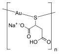 Sodium aurothiomalate