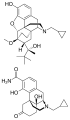Buprenorphine and samidorphan