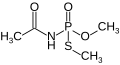 Structural formula of Acephate