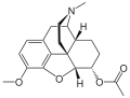 Structural formula of Acetyldihydrocodeine