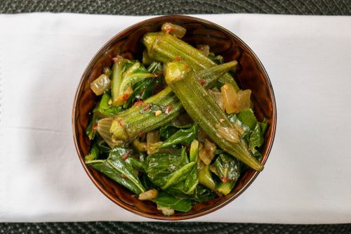 Okra and Greens