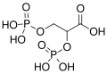 Chemical structure of 2,3-Bisphosphoglyceric acid