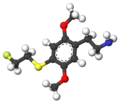3D stick model of 2C-T-21