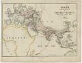 Map showing the spread of cholera from India to Europe, 1831