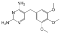 Chemical structure of Trimethoprim