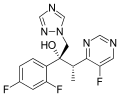 Chemical structure of Voriconazole