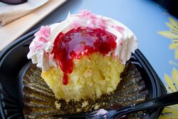Lemon Strawberry Cupcake
