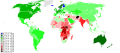 World map of countries by World Happiness Report score (2023)
