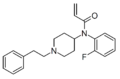 2-Fluoroacrylfentanyl structure