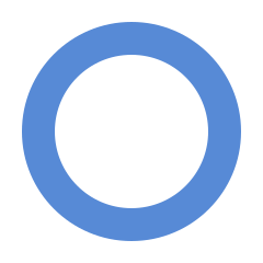 Blue circle for diabetes