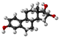 Estriol molecule ball