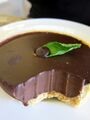 Chocolate mint ganache