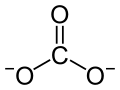 Carbonate ion