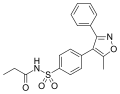 Parecoxib structure