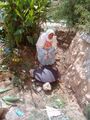 Woman Baking Bread on Saj Oven in Artas, West Bank, Palestine