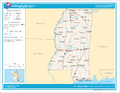 Map of Mississippi