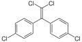Chemical structure of p,p'-Dichlorodiphenyldichloroethene