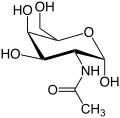 N-Acetylgalactosamine Structural Formula