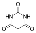 Barbituric acid structural formula
